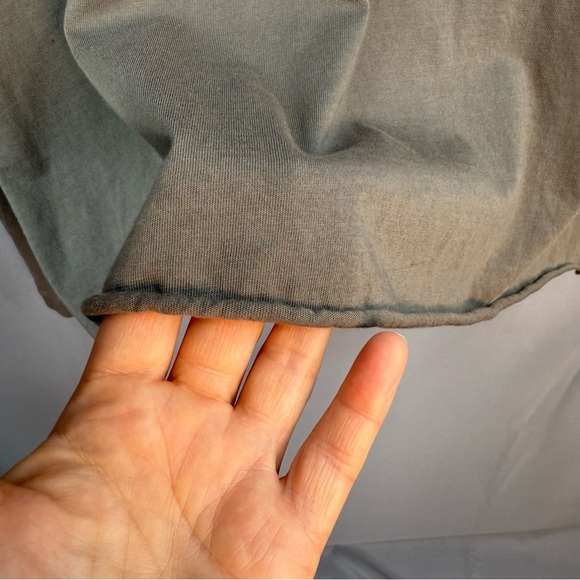 Prairie Underground Tan Organic Cotton Falconet Cowl Neck Long Sleeve Top - Picture 4 of 6